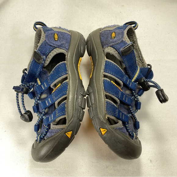 Keen Newsport H2 Navy Blue Outdoor Hiking Sandals Shoes 1009938 Kids Sz 12 - Picture 5 of 7